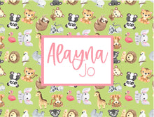 Load image into Gallery viewer, Zoo Animals Blanket