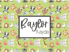 Load image into Gallery viewer, Zoo Animals Blanket