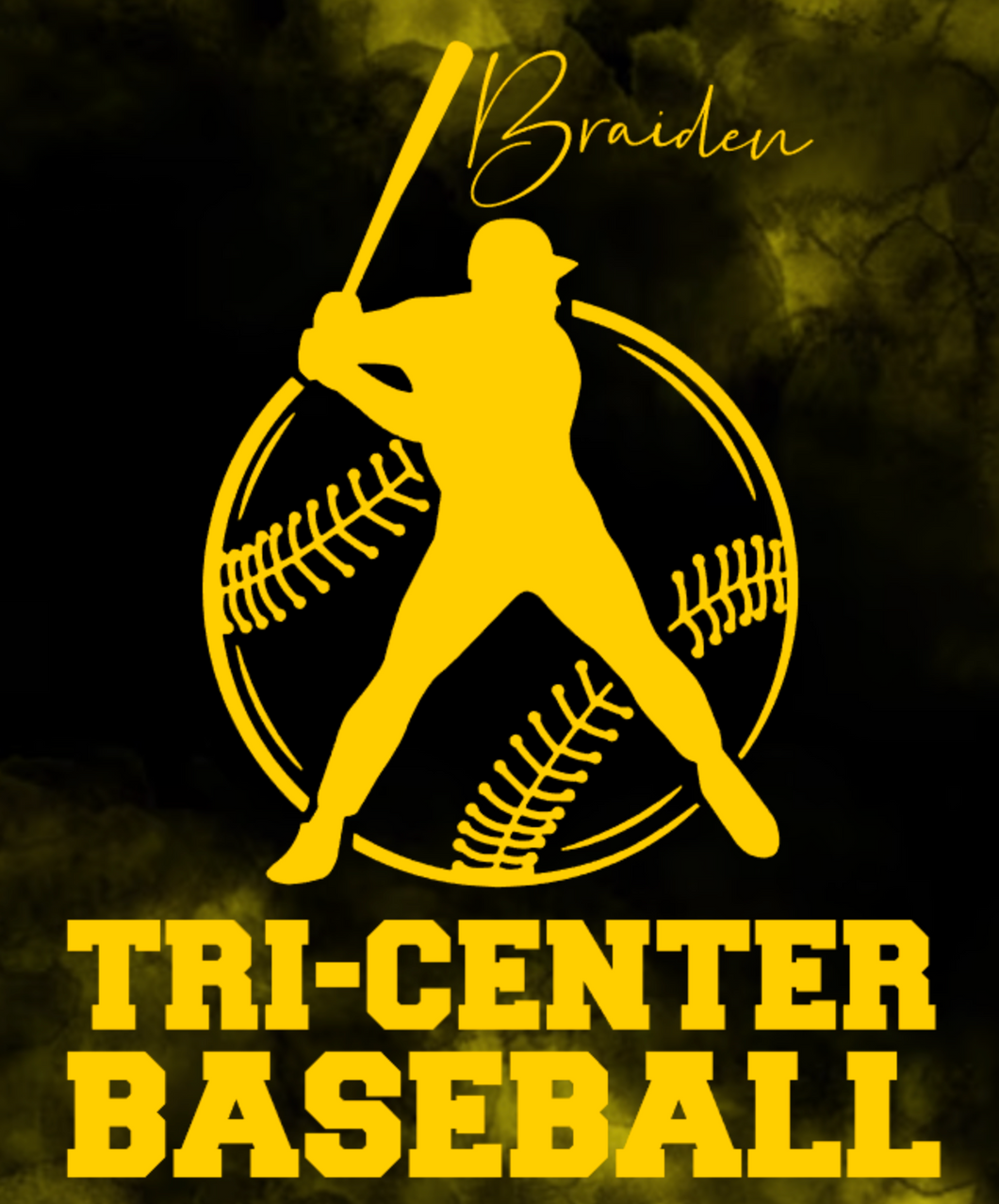 Tri-Center Baseball Blanket