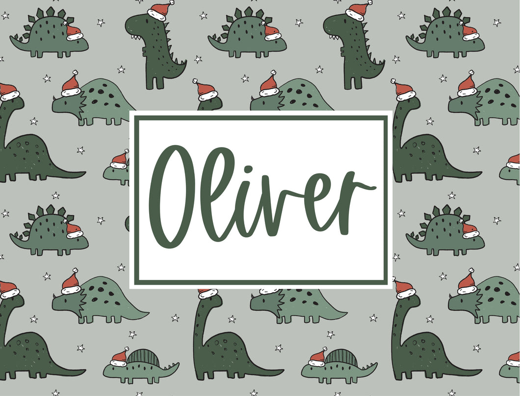 Christmas dinos Blanket