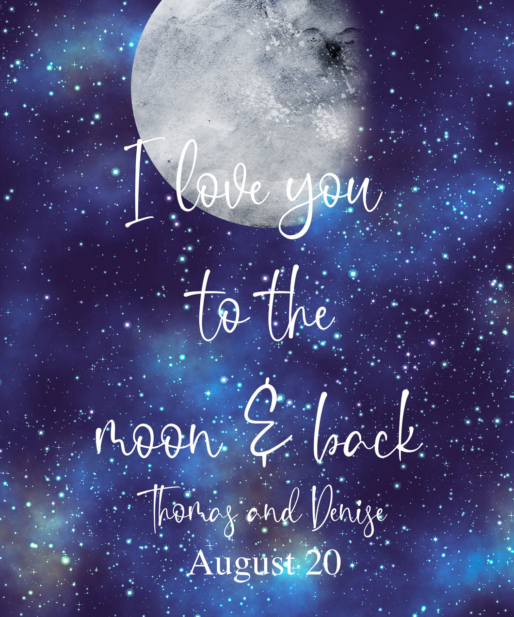 To The Moon & Back Blanket